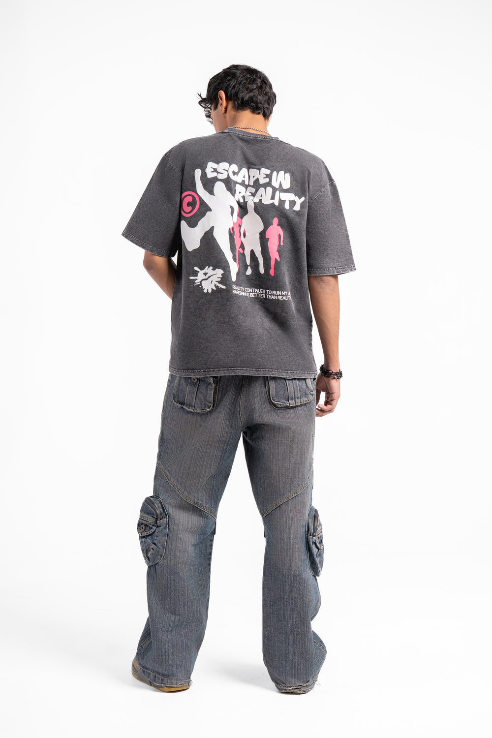 ESCAPE IN REALITY ACID WASH TEE