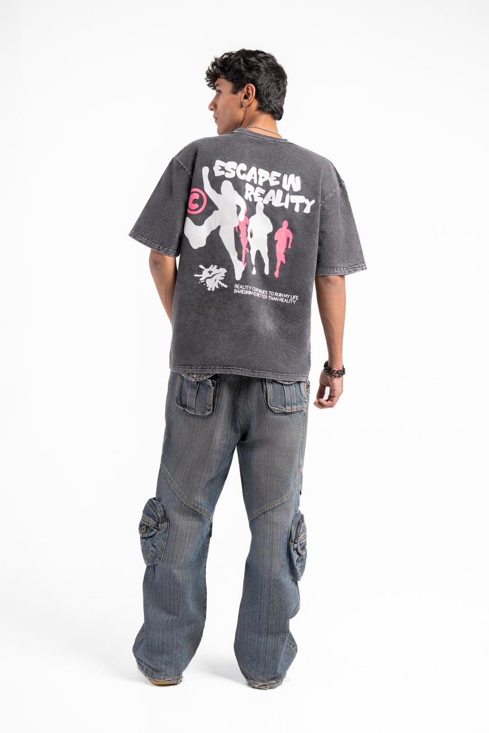 ESCAPE IN REALITY ACID WASH TEE
