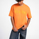 Minimal Fade Oversized Orange Tee