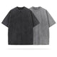 Heavyweight Acid Washed Oversized T-shirt Washed Pack of 2 Black and Grey 240 GSM