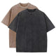 Heavyweight Oversized Acid Washed Pack of 2 Black and Beige